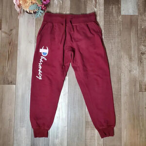 Pharmacy Boardshop Burgundy Question Authority Fleece-lined Joggers Size Medium